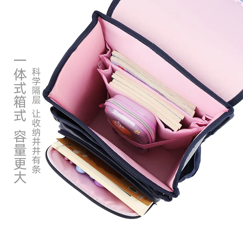 Hello Kitty Children's Schoolbag Primary School Girls Grade 1-3 Spine Protection Decompression Backpack Backpack