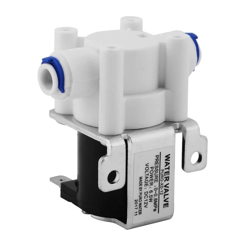 

Solenoid Valve DC12V6.5W Purifier Water Air Intake Flow Switch Fast Closing Normally Closed High Conductivity