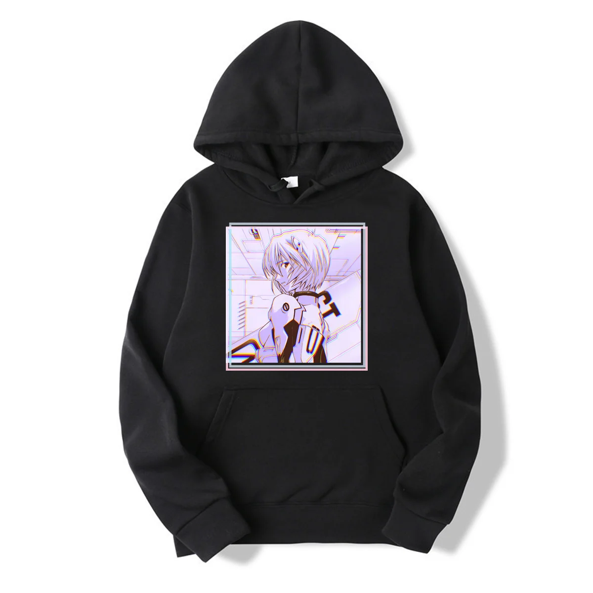 

Dropshipping Oversized Essential Men Women Rei Ayanami Evangelion Hoodies Graphic Sweatshirts Ladies Long Sleeves Unisex M-5XL