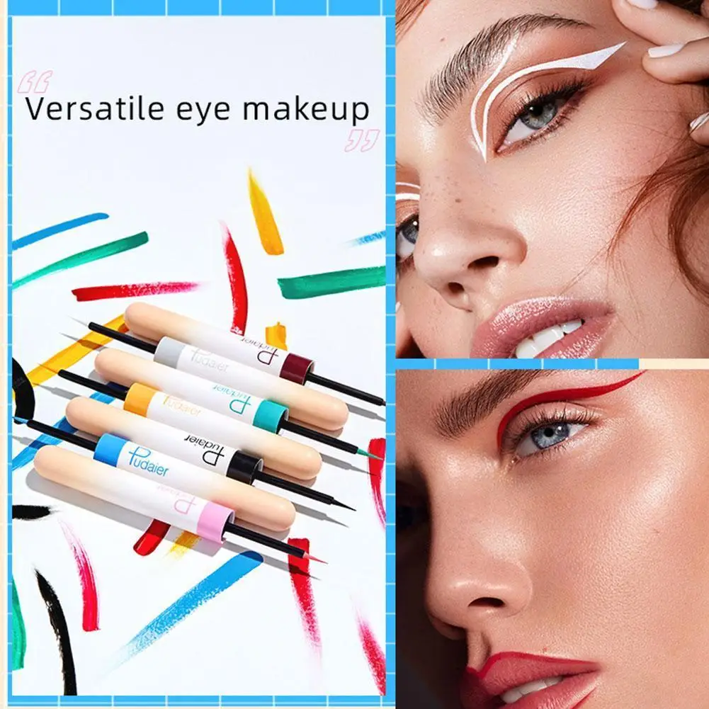 

12 Colors Eyeliner Liquid Pencil Waterproof Easy To Light Liner Up Eyeliner Matte Pen Pen Make Purple Eyes Eye Neon Wear Ma M1X7