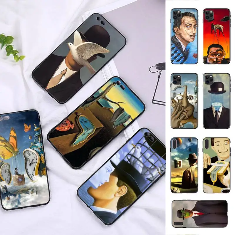 

FHNBLJ Rene Magritte Phone Case Silicone Soft for iphone 14 13 12 11 Pro Mini XS MAX 8 7 6 Plus X XS XR Cover