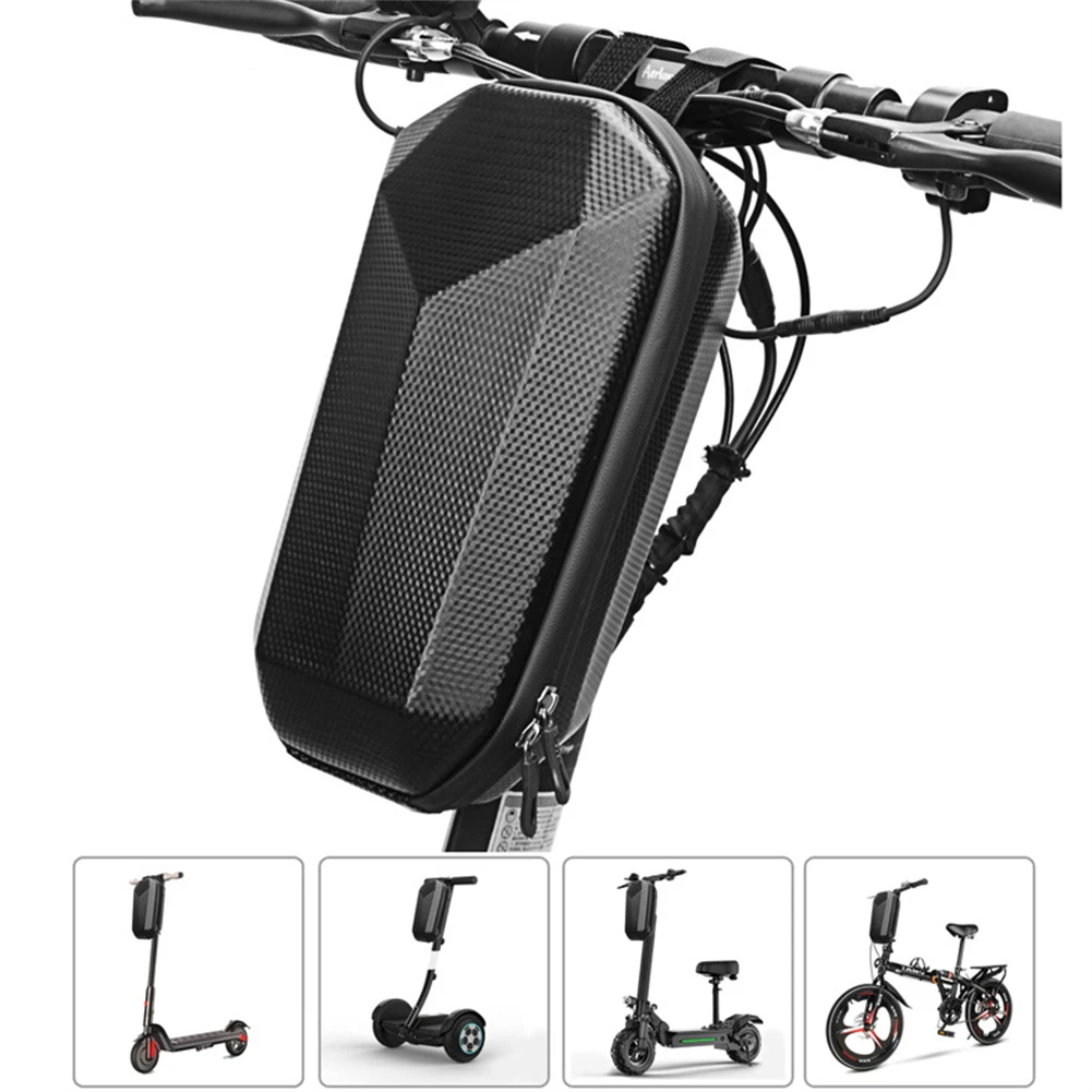 

5L Electric Skateboard Bag EVA Hard Shell Waterproof Bike Front Handle Hanging Bags Hanging Out Small Things Storage Tool