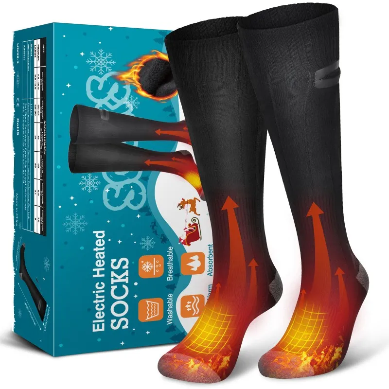 

Ventilate Heating Socks Long Working Hours Quick Drying Feet Warmer 3-speed Electric Heating Comfort Ski Sock Heat Insulation