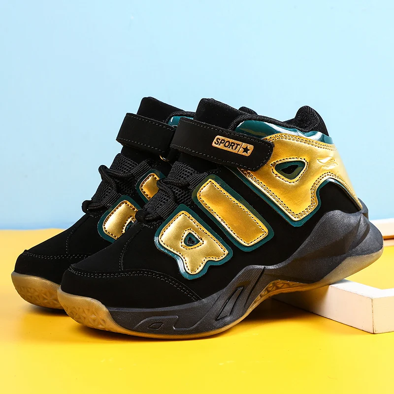 

Fashion Boys Basketball Shoes 2022 Spring New for Boys Non-slip Kids Sport Shoes Boys Sneakers Outdoor Sneakers Boy Trainers
