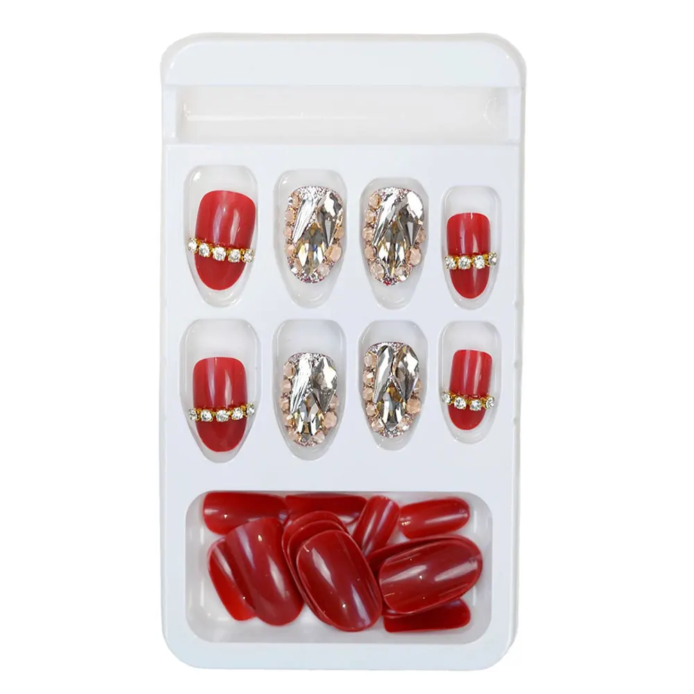 

Многоразовые поддельные ногти, 24 шт., экологически чистый и безопасный материал, идеальный подарок для жены, сестры