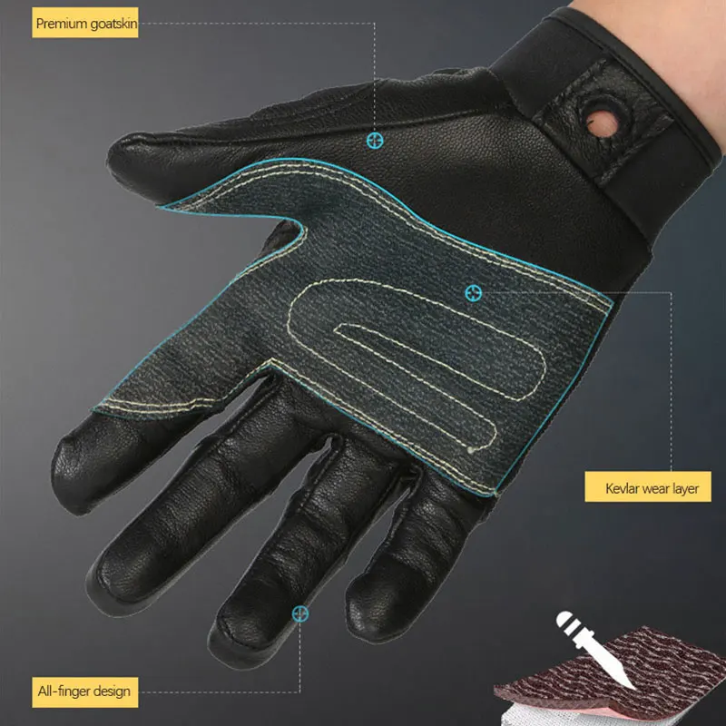 

1 Pair Unisex Outdoor Rope Drop Gloves Wear-resistant Cycling Bicycle Bike Ski Outdoor Camping Hiking Motorcycle Gloves Sports