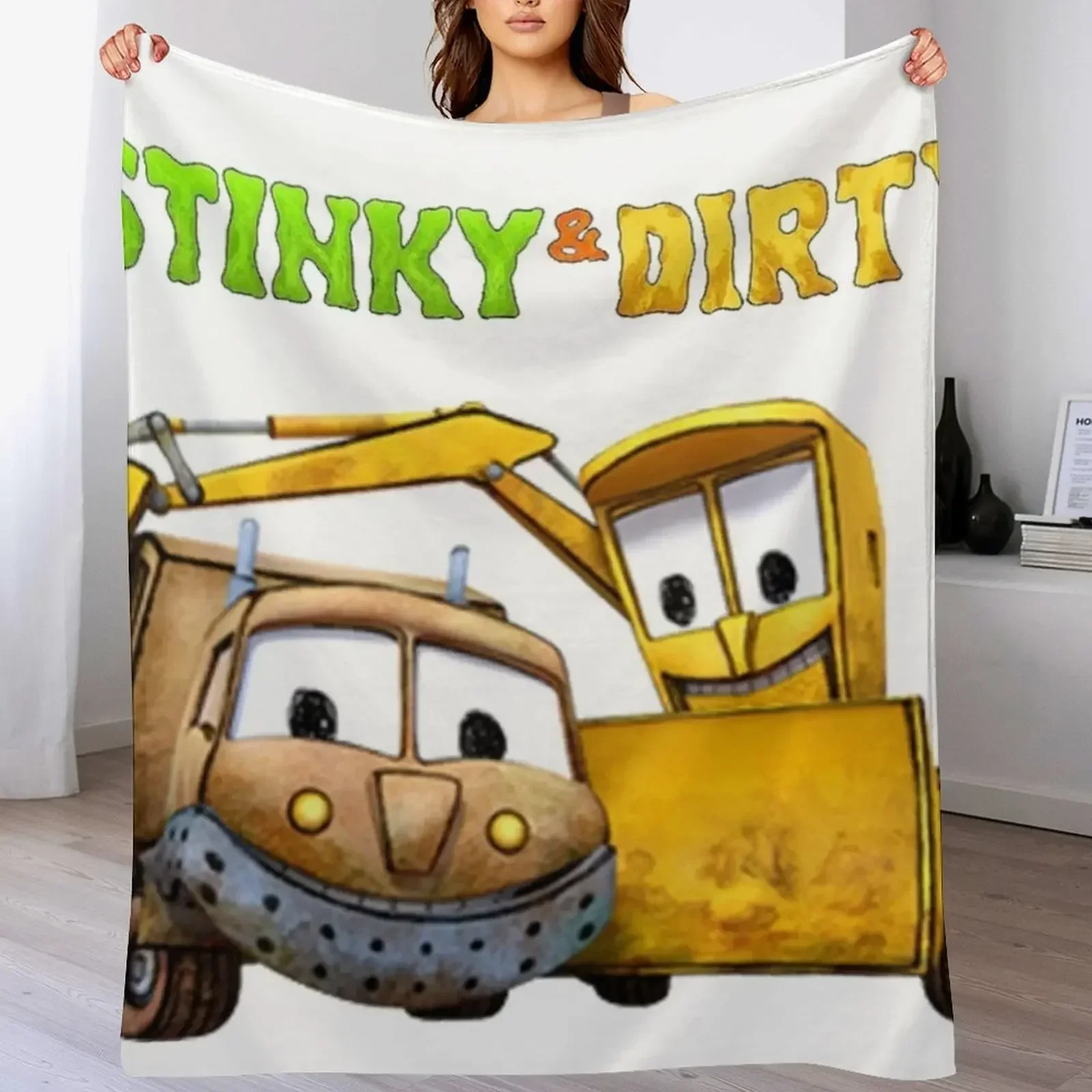 Одеяло The Stinky Dirty Show модные одеяла для волос кровати