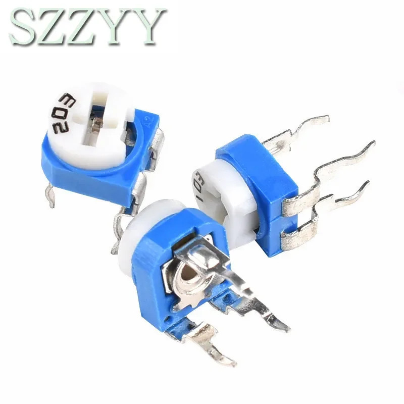 20 шт. RM065 RM-065 100 200 500 1K 2K 5K 10K 20K 50K 100K 200K 500K 1M Ом Trimpot Триммер Потенциометр переменный