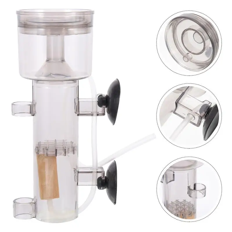 

For Fish Oxygen Aquarium Filter Submersible Fish Tank Protein Skimmer Protein Skimmer for Aquarium Purify Fish Tank