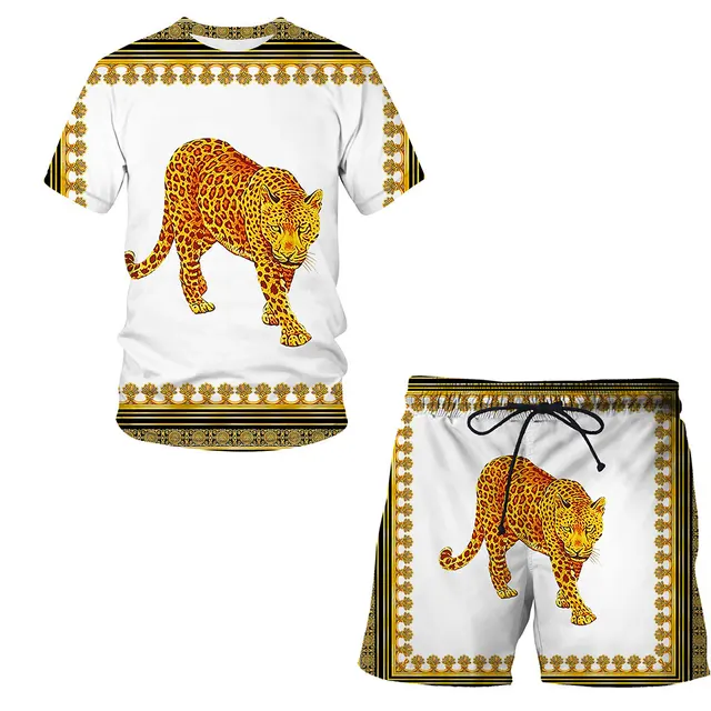 Luxury Golden Flower 3d Printed Casual 