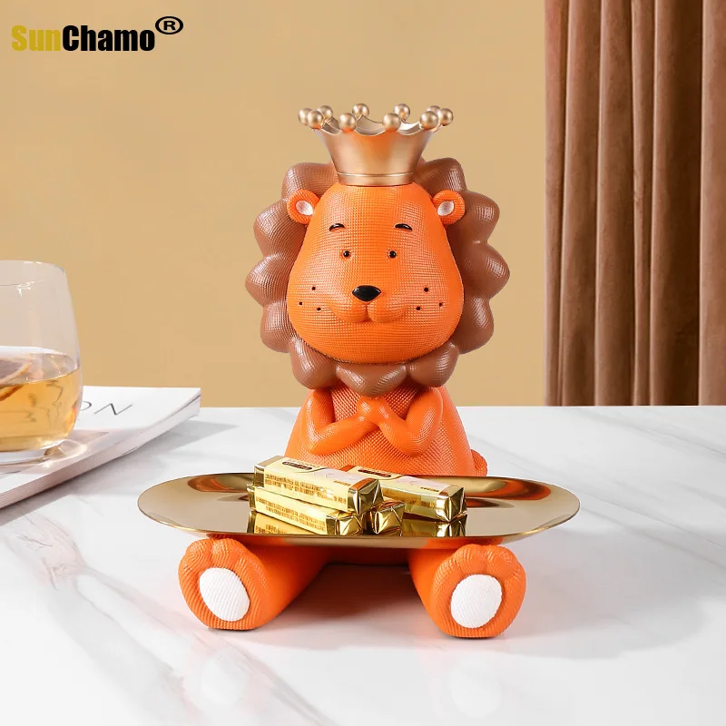 

Скандинавские декоративные украшения для гостиной Sunchamo, настольные подсвечники, карманный поднос для хранения денег, ключей от солнца