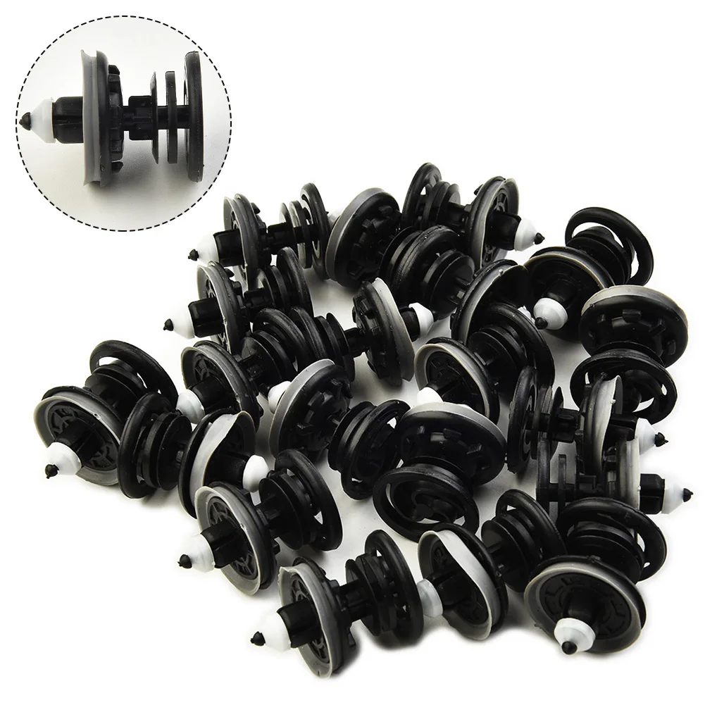 

20pcs Car Interior Door Panel Push Type Clips For A1 A4 A5 A6 A7 A8 For PASSAT 7L6868243 Direct Replacement Auto Fastener Clip