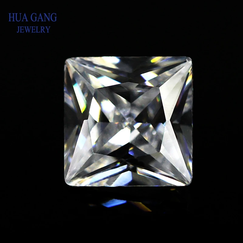 

Драгоценный камень 1ct-10ct D, разные цвета, драгоценный камень, модель VVS1, огранка принцессы, свободные бусины для женщин, ювелирные изделия, ко...