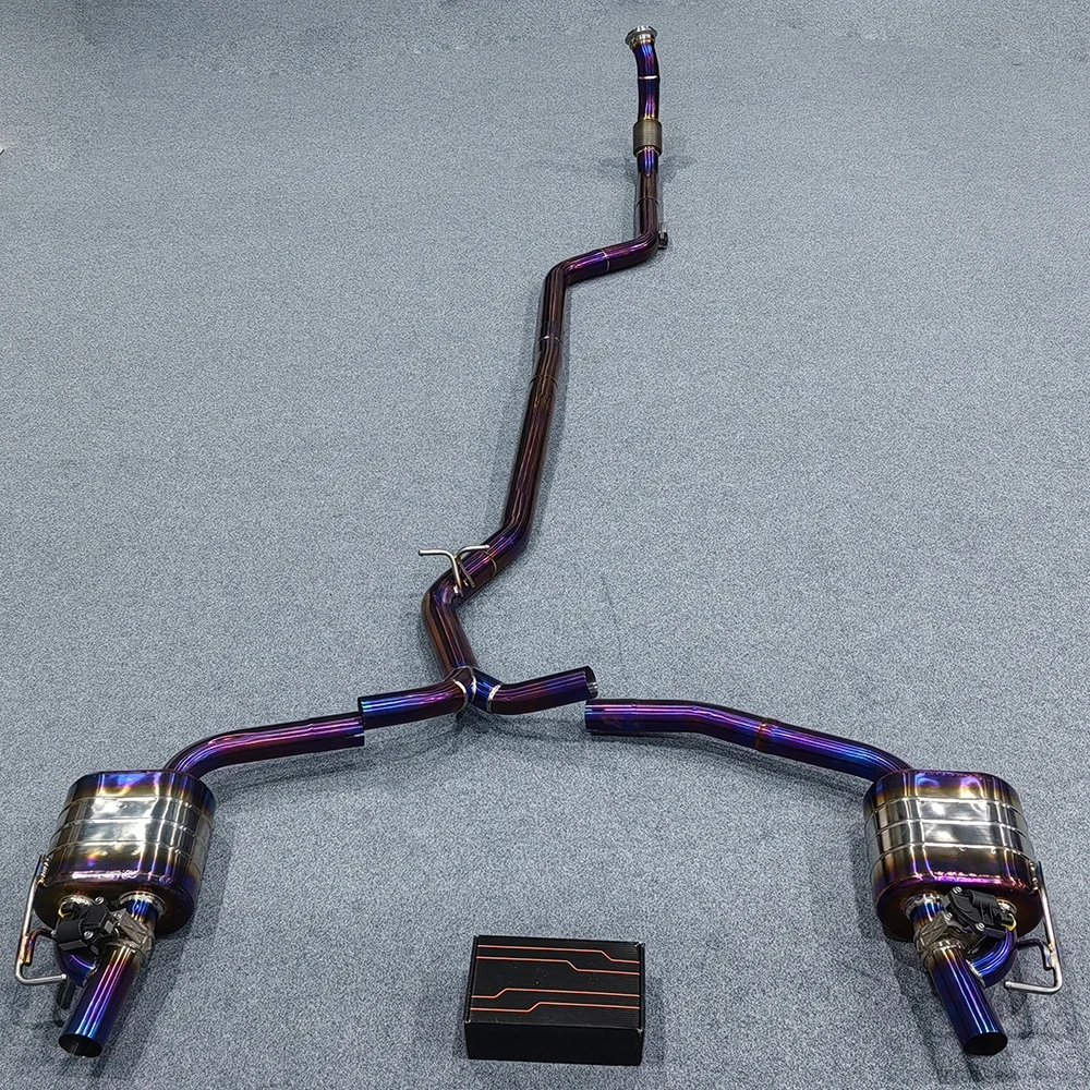 Фото Горячая распродажа: Заводской титановый выхлопной комплект OBM Catback для GT50/GT53 3.0T 2019-2023 с тюнингованными трубами и клапанной системой Valvetronic №3
