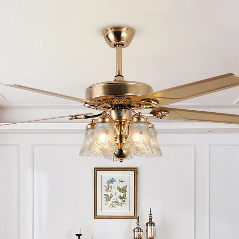 

Американский потолочный вентилятор, лампа в стиле ретро с дистанционным управлением, 42, 48, 52 дюйма, для ресторана, спальни, потолочный вентилятор, люстра