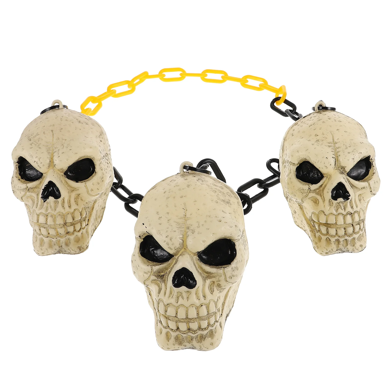 

Halloween Neck Chain with 3 Pendants Practical Halloween Party Necklace