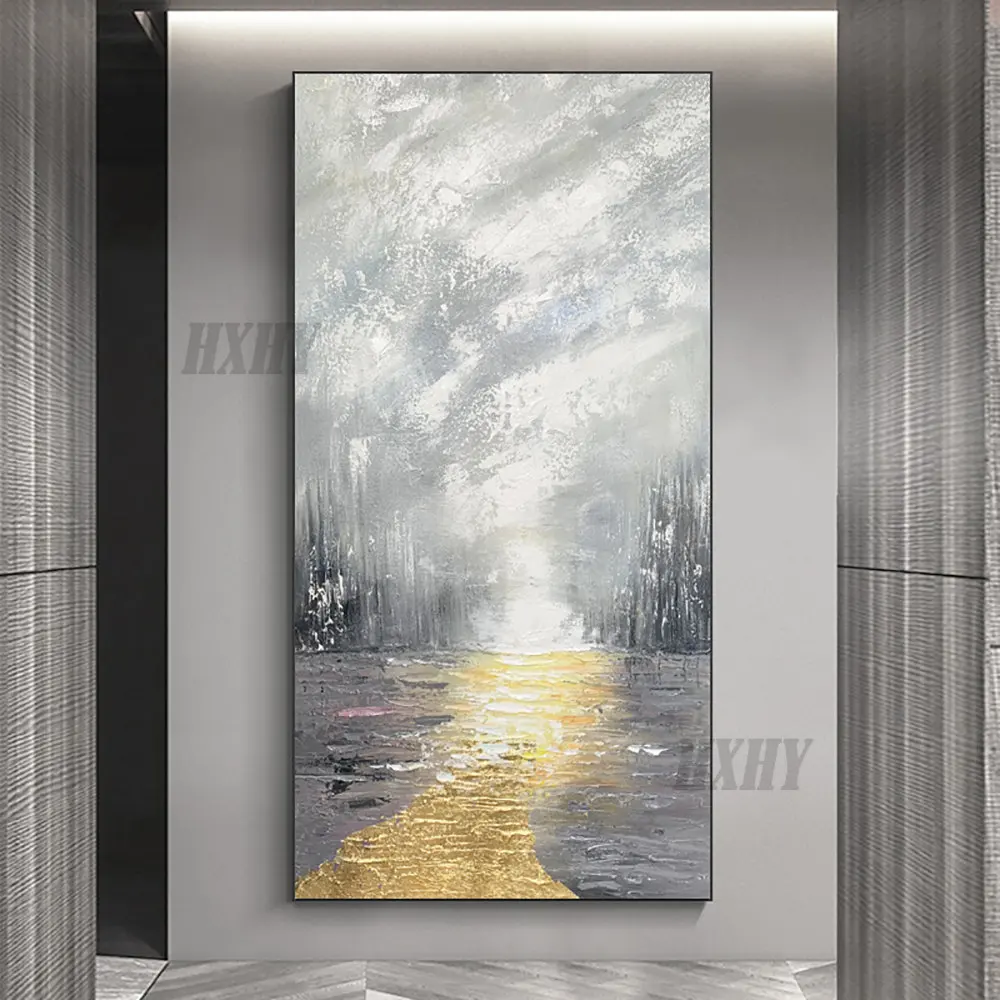 

Large Salon Paintings Decoration Handmade On Canvas Abstract Wall Art Painting For Home Living Room Hand Painted Wall Decor Hot