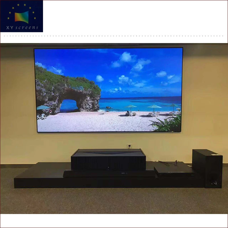 

XYscreen Optoma P1/Wemax A300 4K laser projector screen xy screen pet crystal alr ust screen ecran de projection