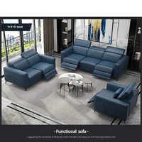 Functional Genuine Leather Sofa Cama Electric Reclining Sofa Set Sectional Couch Theater Seats Convertible Big Sleeper Sofas
