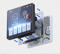 4 inch touch panel tablet embedded in wall 86 junction box support remote control smart home smart hotel automation