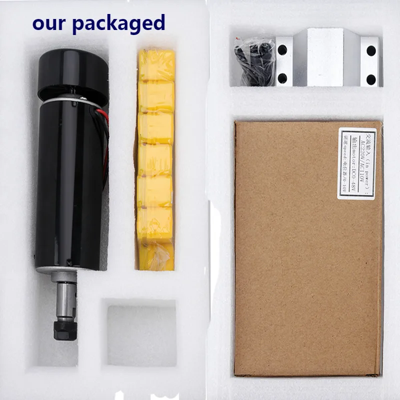 Комплект электродвигателя шпинделя с ЧПУ 500 Вт кВт шпиндель воздушным