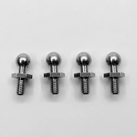 4pcsset stainless steel front steering cup ball head screw for mini z buggy rc crawler car modification part accessories