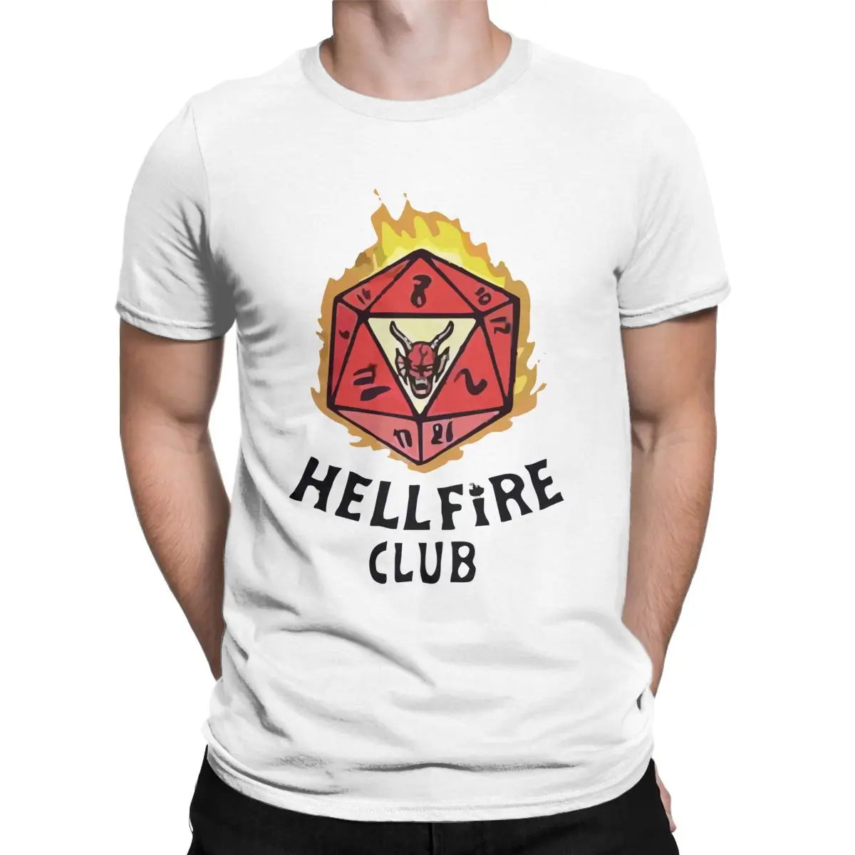 

Hellfire Club, Hawkins Hellfire Club, Eleven, Stranger Things Season 4 Vintage Tees Short Sleeve Pure Cotton Gift Idea Tops