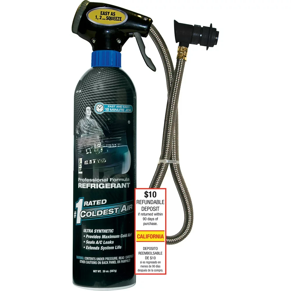 

Pro Synthetic A/C Recharge R-134a Kit, 20 oz, CA Only car accessories car products