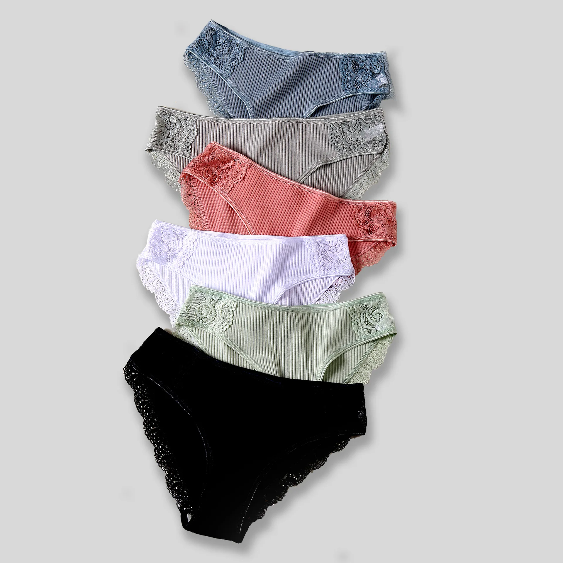 

Cotton Panties Women Comfortable Underwears Sexy Middle-Waisted Underpants Female Lingerie Big Size Ladies Briefs