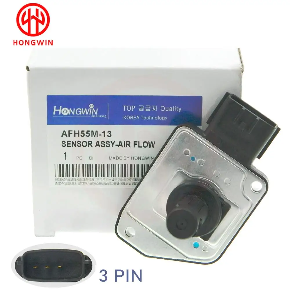 

Датчик расхода воздуха Hongwin для Suzuki Sidekick Chevrolet Geo Esteem Aerio 2,0 л, датчик расхода воздуха MAF AFH55M-13,AFH55M13,13400-77EV0