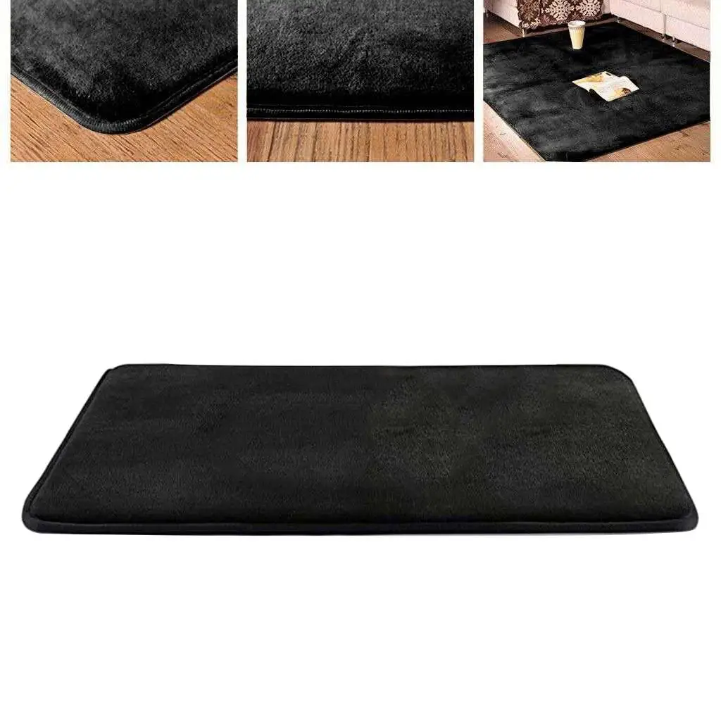 2X коврик для ванной из пены с эффектом памяти небсорбирующий бархатный 0x80 см