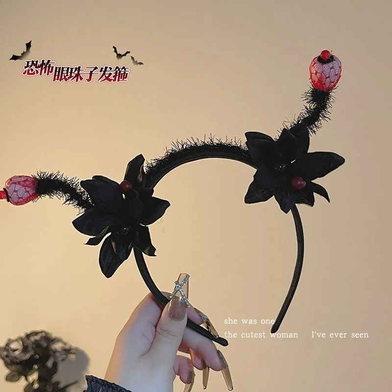 

Костюм для косплея Хэллоуина с тыквой, милая забавная Женская повязка для волос, реквизит для Хэллоуина, аксессуары для волос для девочек