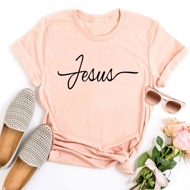 

Religious T-Shirt Cute Religious Shirt Faith Tee Christian Shirts Inspirational Shirt Love of Jesus Clothing Gift for Church