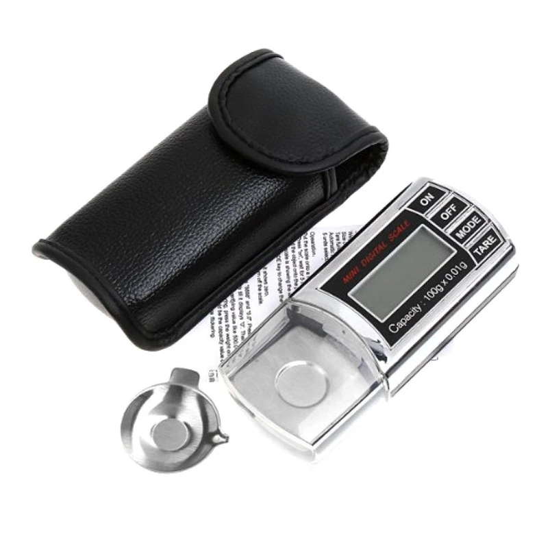 

Mini Pocket Scale Portable Electronic Weight Jewelry Scale Blue Backlit Display Drop Shipping
