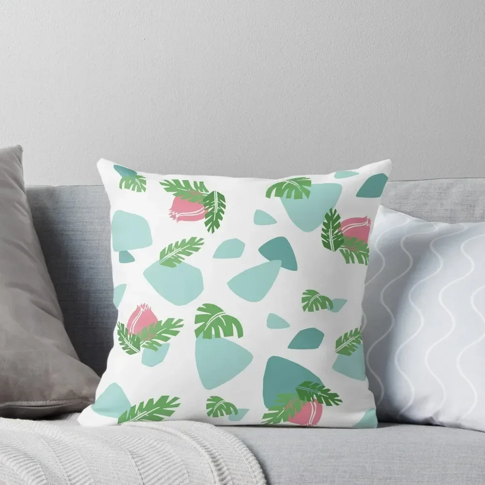 Подушка с рисунком Ivysaur наволочка декор для подушки мраморный чехол домашний