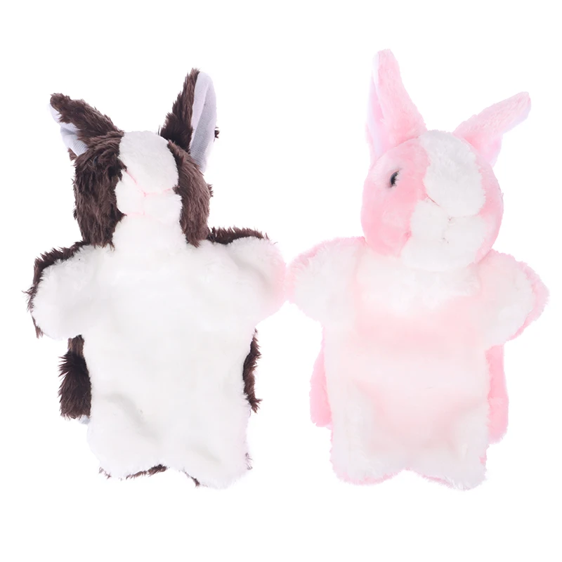 1Pc 2023 New Year's Rabbit Doll Cartoon Plush Toy Cute Bunny Finger Puppet Role Play Tell Story Cloth Doll Educational Toys images - 6
