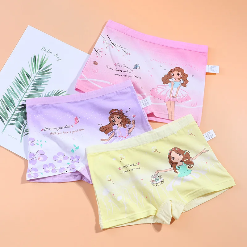 

Трусы для девочек от 2 до 12 лет, 3 шт./партия