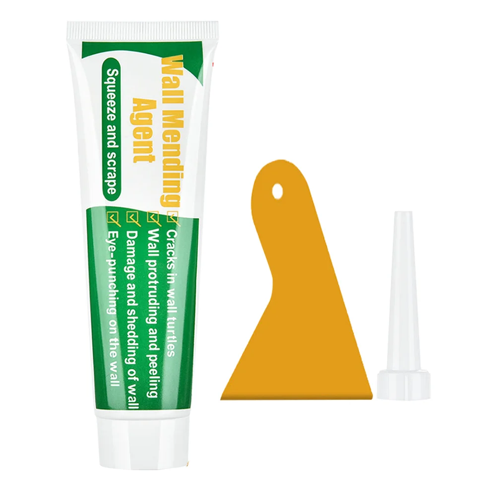 

Wall Repair Cream Drywall Mending Agent Wall Repair Kit with Scraper Nozzle