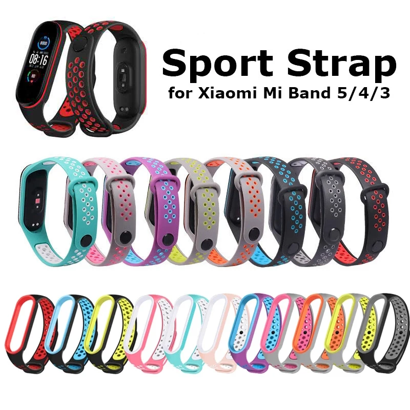 Strap for Xiaomi Mi Band 6 5 4 3 Band Wristband Watchband Bracelet for Xiaomi Mi Band3 4 Miband 5 6 strap Smartwatch Accessories