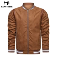 kenntrice 2022 jacket for men casual solid baseball jacket mens fashion clothing trends slim thick long sleeve jacket clothes