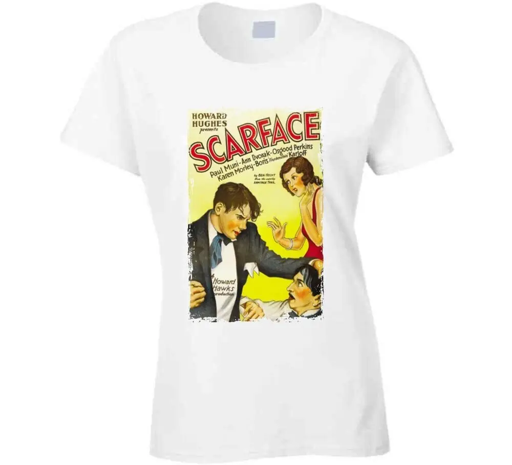 Футболка фаната фильма Шраф лицо 1930-х годов Paul Muni