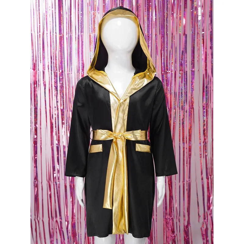 Детский боксерский халат для мальчиков костюм косплея в стиле Хэллоуина боксеры