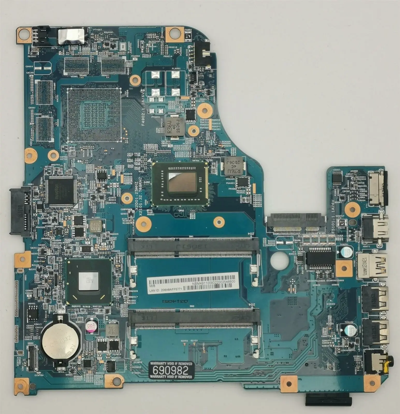 

Genuine FOR Acer Aspire V5-471P V5-571P Motherboard Mainboard i3-2375M