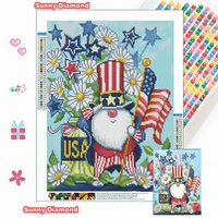 diy diamond art painting kits christmas gnomes mosaic picture embroidery cross stitch home decoration wall stickers navidad gift