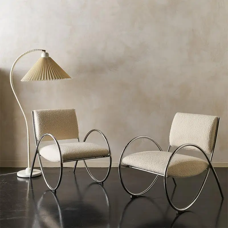 Симпатичные Бархатные простые стулья для гостиной недорогие эргономичные