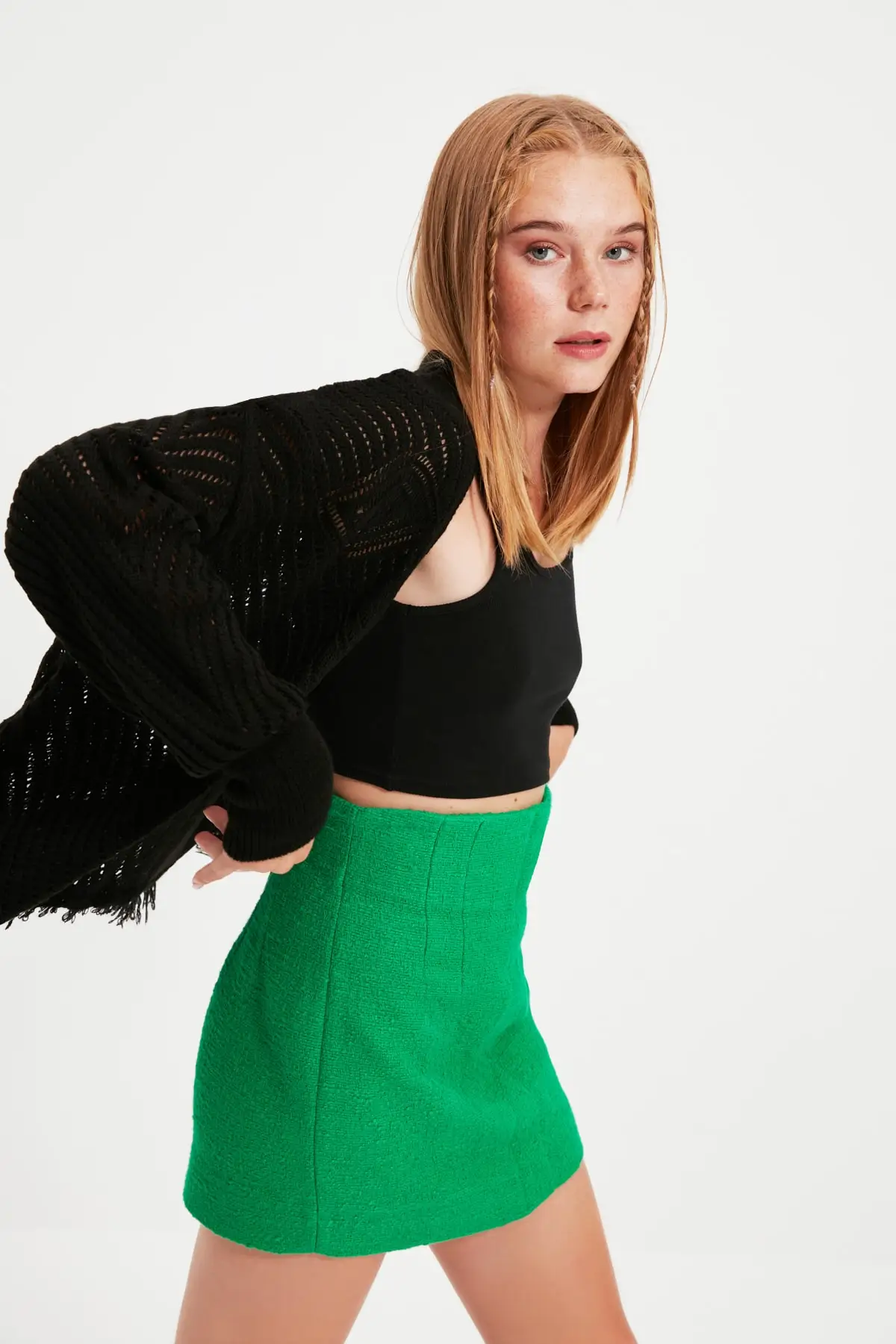 

Trendyol Трикотажные изделия с кисточками кардиган TWOAW22HI0523
