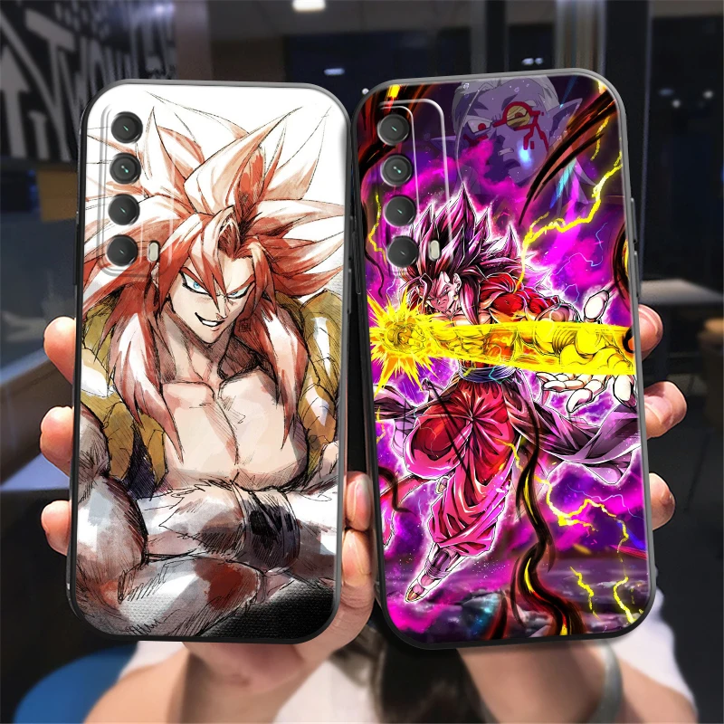

Japanese Cartoon Anime Dragon Ball Phone Case For Huawei P Smart Z 2019 2021 P20 P20 Lite Pro P30 Lite Pro P40 P40 Lite 5G