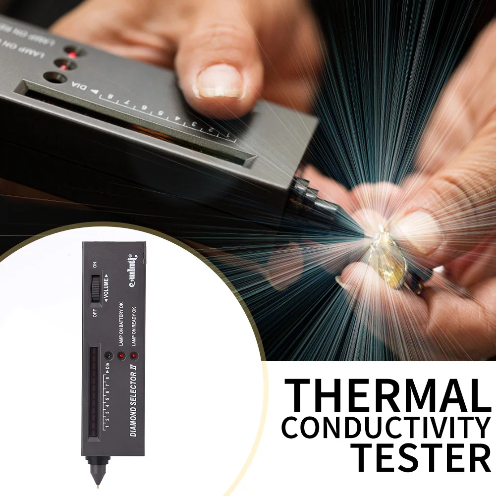 

Portable Accuracy Diamond Gems Tester Pen Gemstone Selector Indicator Detector Portable Gemstone Selector Tool Tester