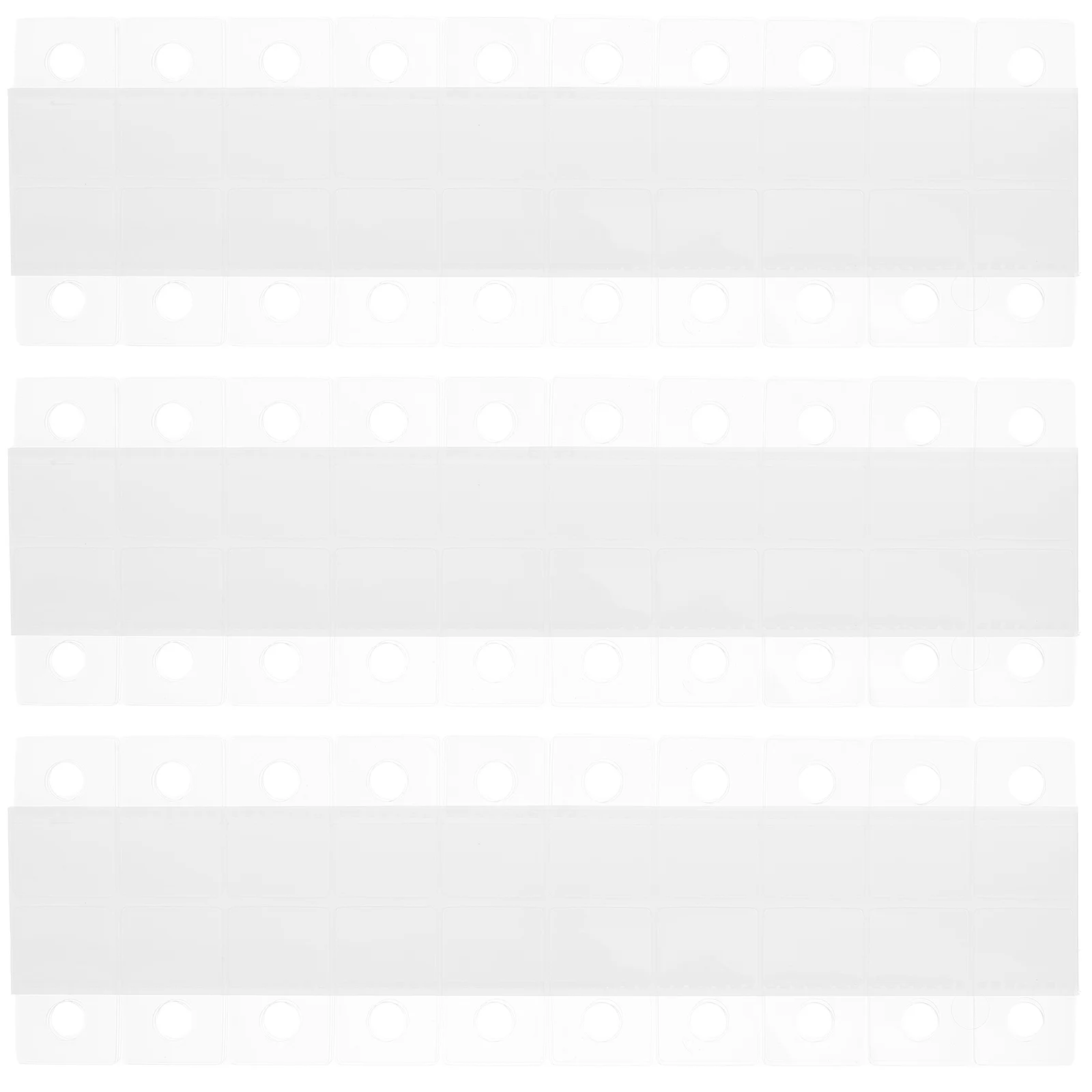 

400 Pcs Film Hanging Tabs Tool Closet Hooks Wall Product Tag Retail Display Pvc Sticky Heavy Duty