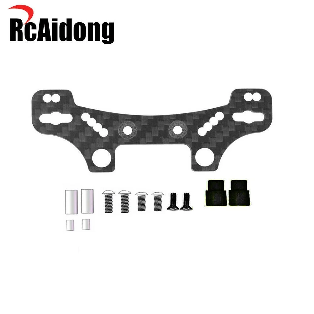 54947 RC TT-02 передняя/задняя углеродная амортизирующая заслонка для Tamiya TT02/TT02D/TT02R 1/10 RC Drift Racing Car